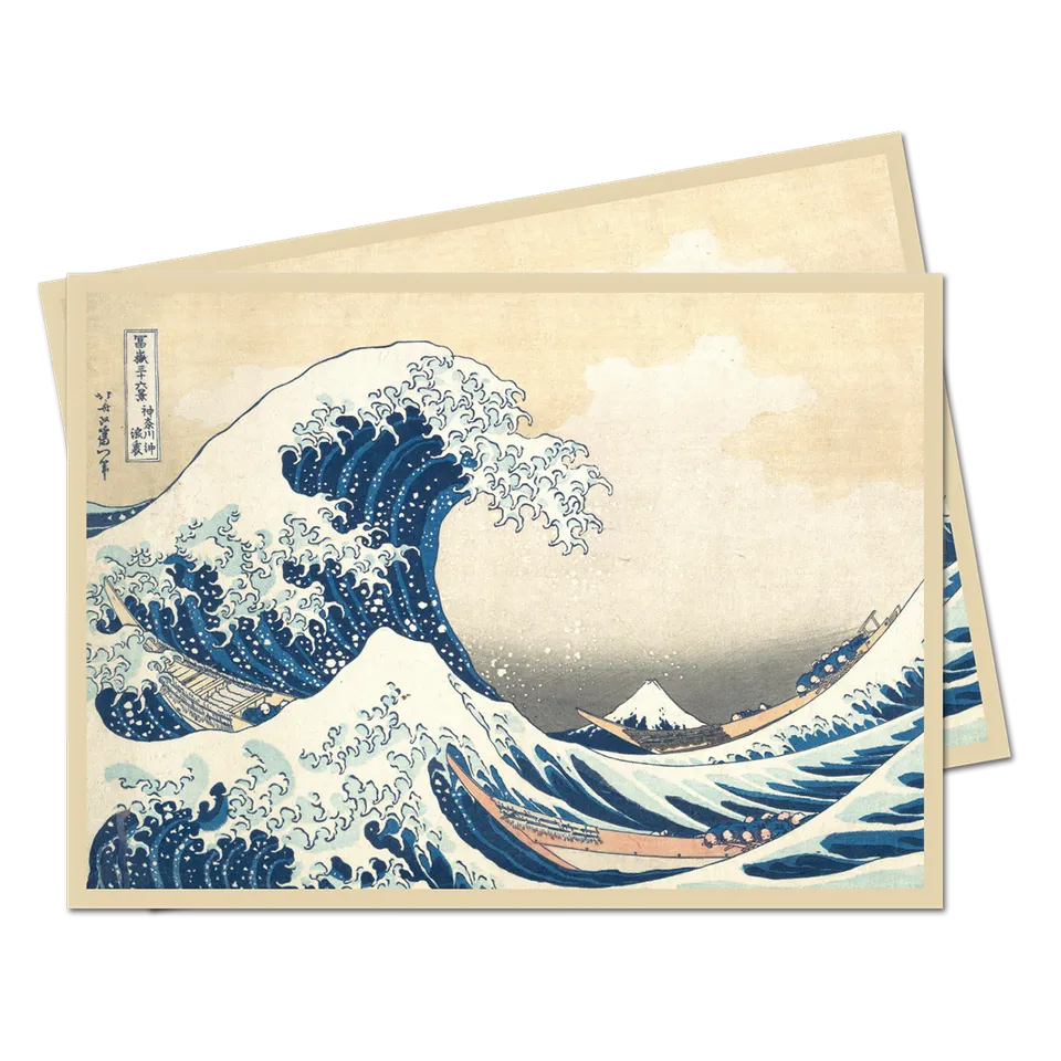 ultra-pro-fine-art-the-great-wave-off-kanagawa-standard-deck-protector-sleeves-6 image 1