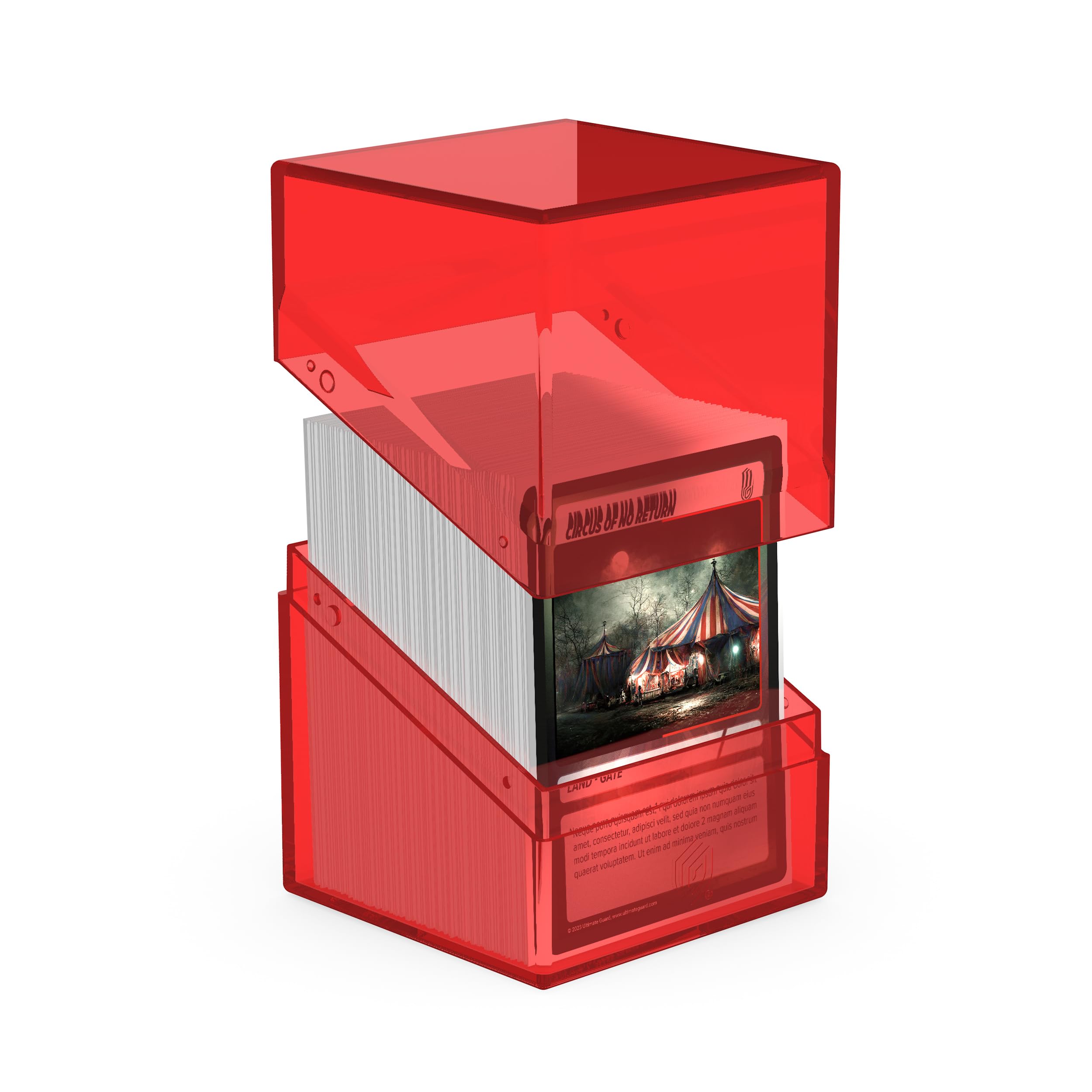 ultimate-guard-boulder-100-clear-deck-box-transparent-ruby image 3