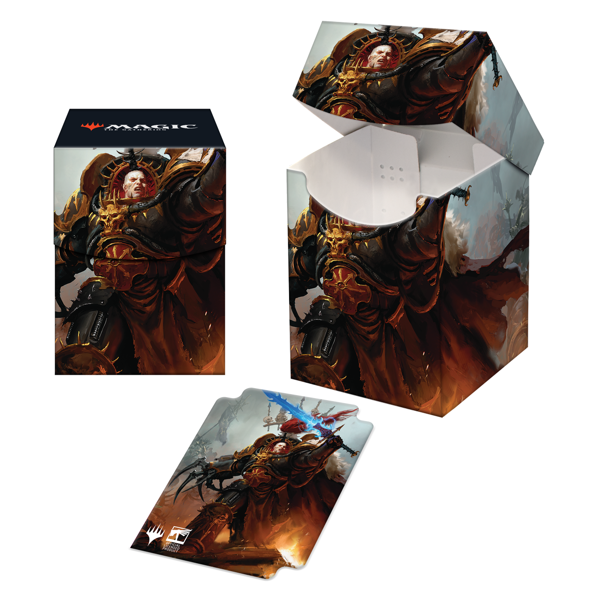 ultra-pro-warhammer-40k-commander-abaddon-the-despoiler-100-deck-box-f-r-magic-t image 1