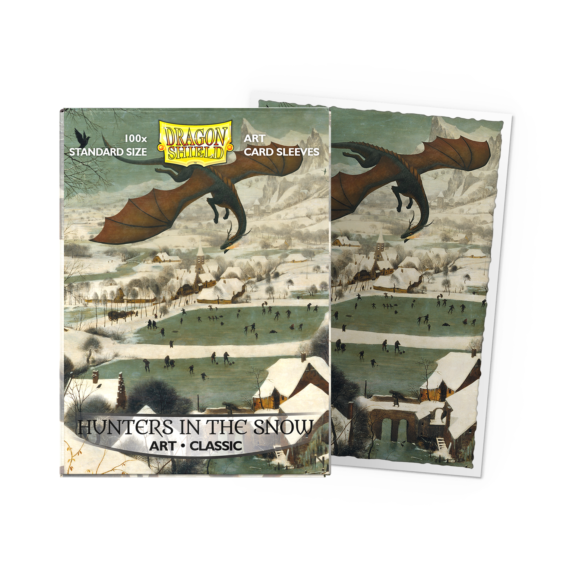 dragon-shield-classic-art-sleeves-hunters-in-the-snow image 1