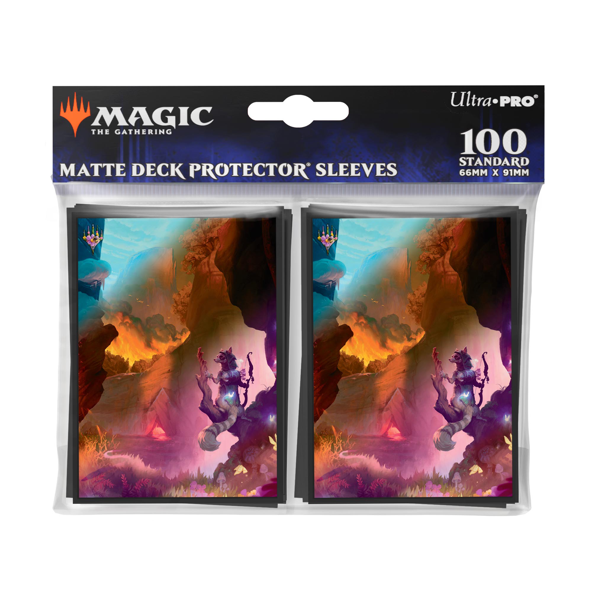 ultra-pro-bloomburrow-season-lands-mountain-summer-deck-protector-sleeves-100ct- image 3