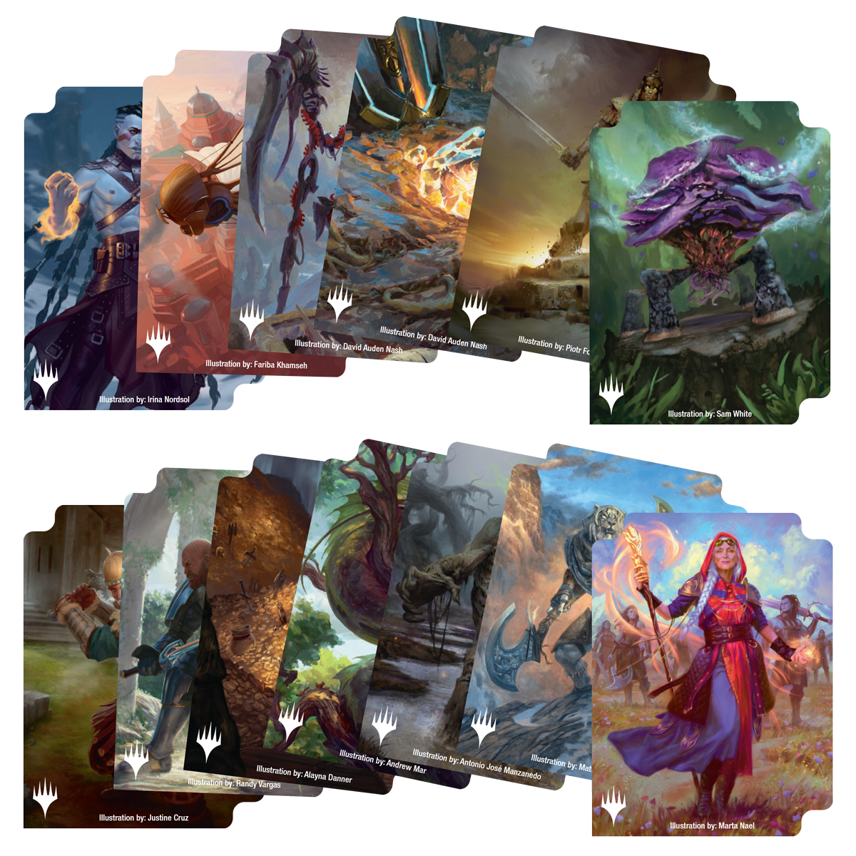 ultra-pro-dominaria-united-emblems-tokens-deck-divider-pack-26-trennkarten-f-r-m image 3