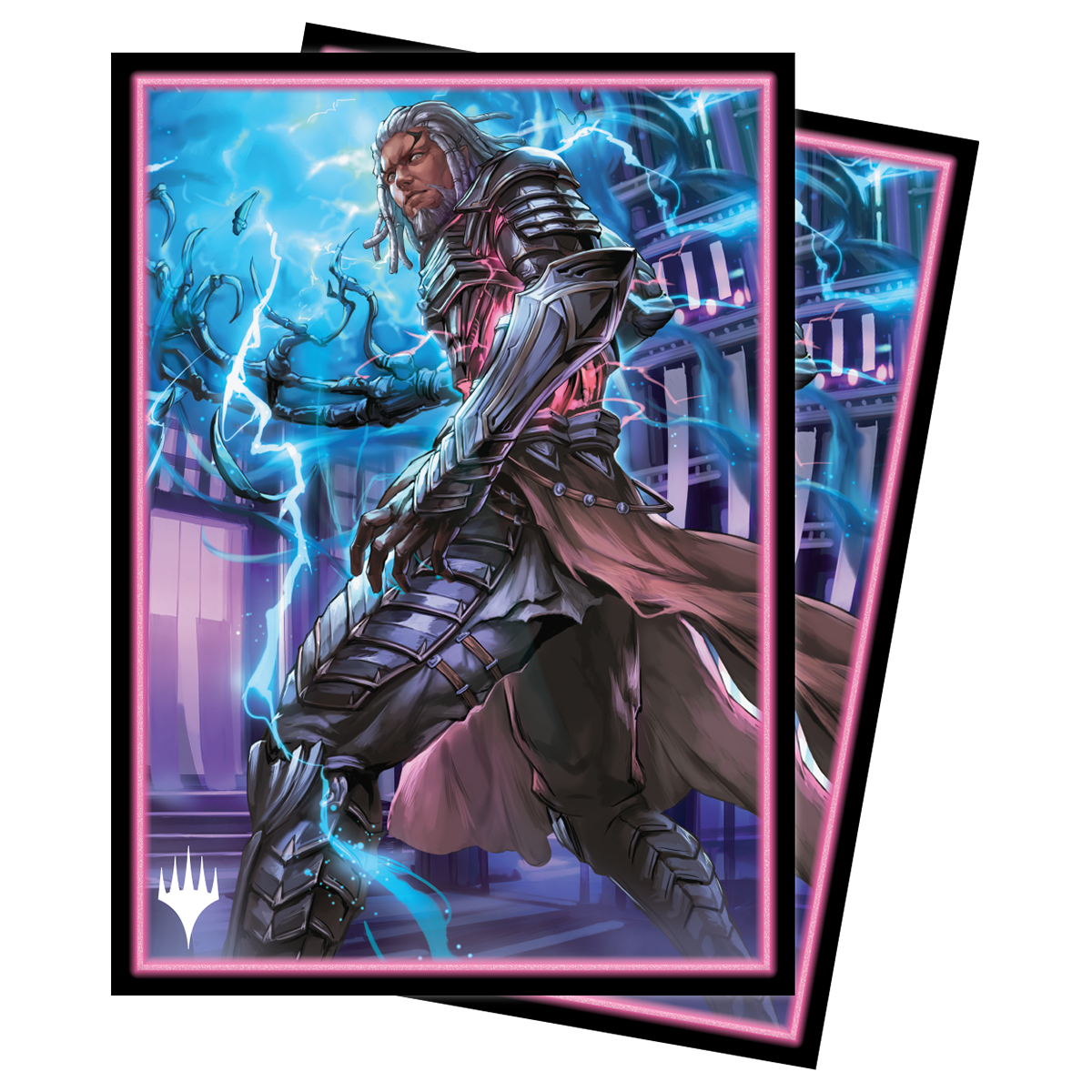 ultra-pro-kamigawa-neon-dynasty-tezzeret-betrayer-of-flesh-standard-deck-protect image 1