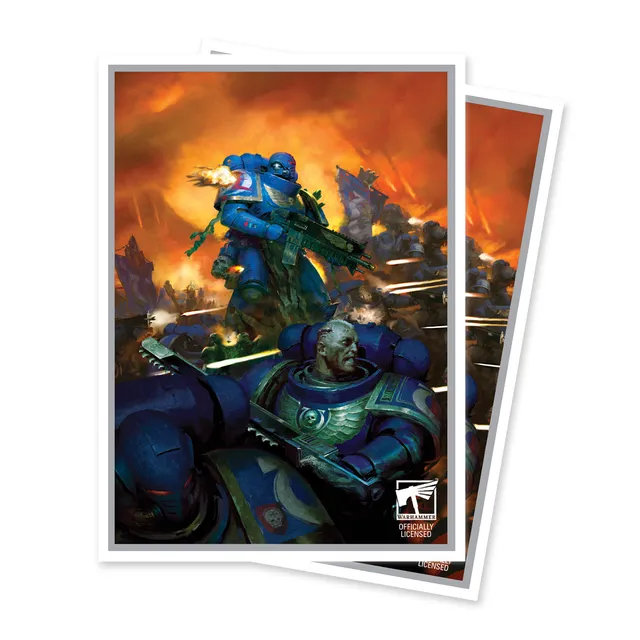 ultra-pro-warhammer-40-000-space-marines-adeptus-astartes-apex-deck-protector-sl image 1