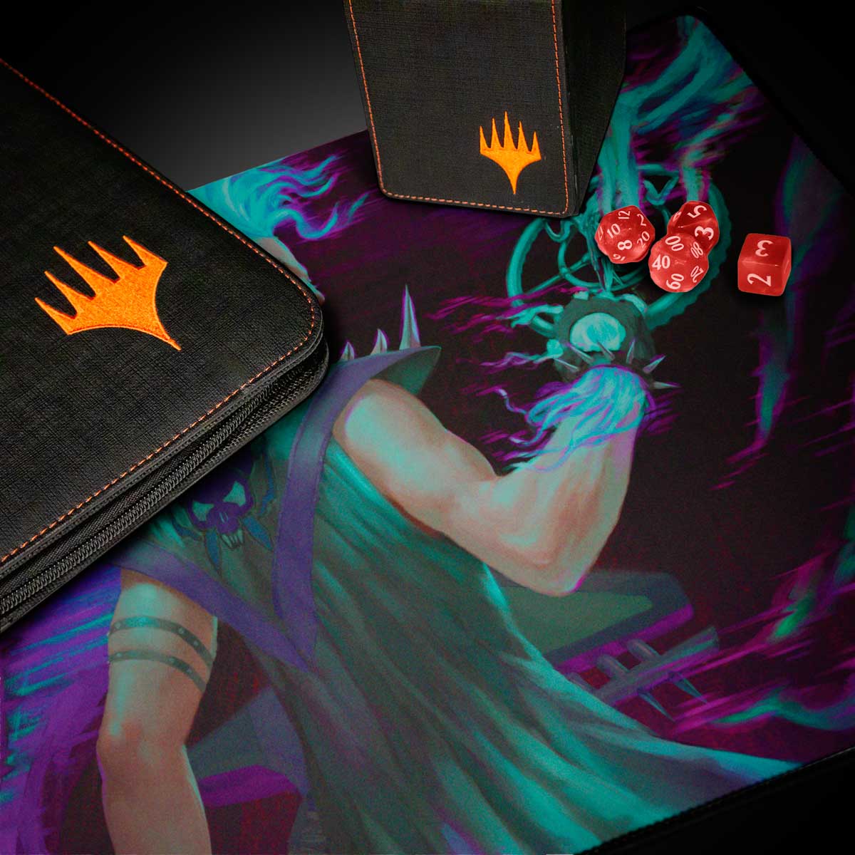 ultra-pro-playmat-magic-the-gathering-aetherdrift-winter-cursed-rider-24-x-13-5- image 3