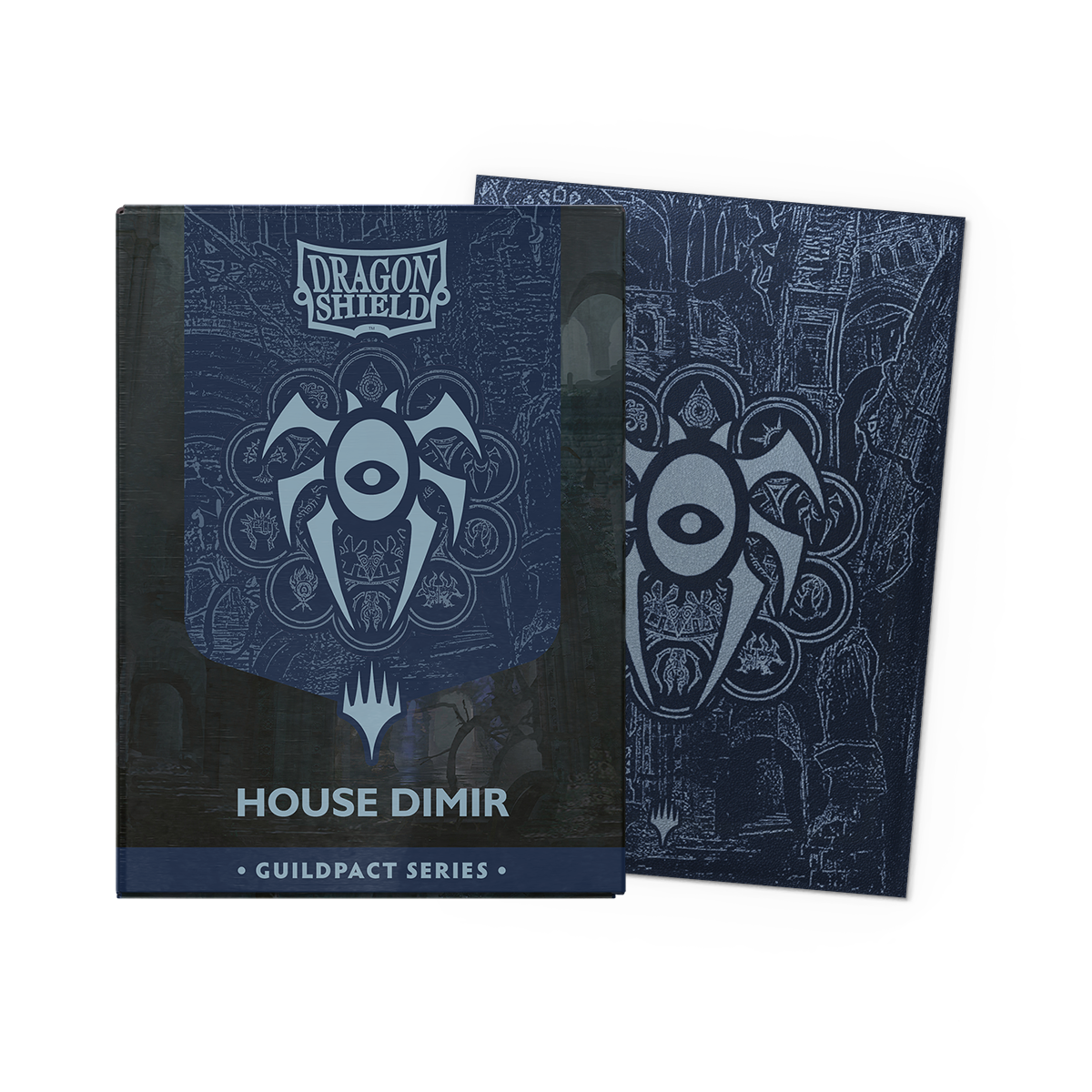 dragon-shield-house-dimir-matte-dual-art-sleeves-guildpact-series image 4
