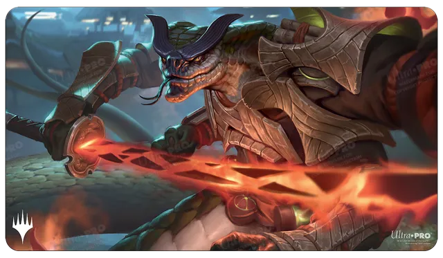 ultra-pro-kamigawa-neon-dynasty-chishiro-the-shattered-blade-standard-playmat-f- image 1