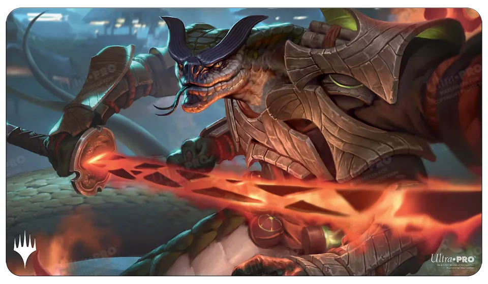 ultra-pro-kamigawa-neon-dynasty-chishiro-the-shattered-blade-standard-playmat-f- image 1