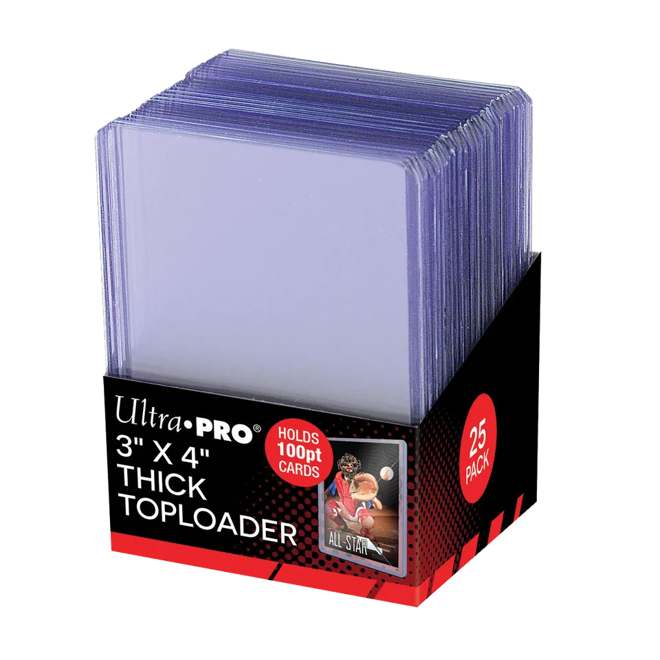 ultra-pro-3-x-4-clear-thick-100pt-toploader-h-llen-25-st-ck image 1