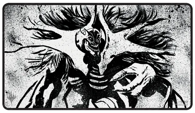 ultra-pro-march-of-the-machine-vorinclex-black-stitched-playmat-magic-the-gather image 1