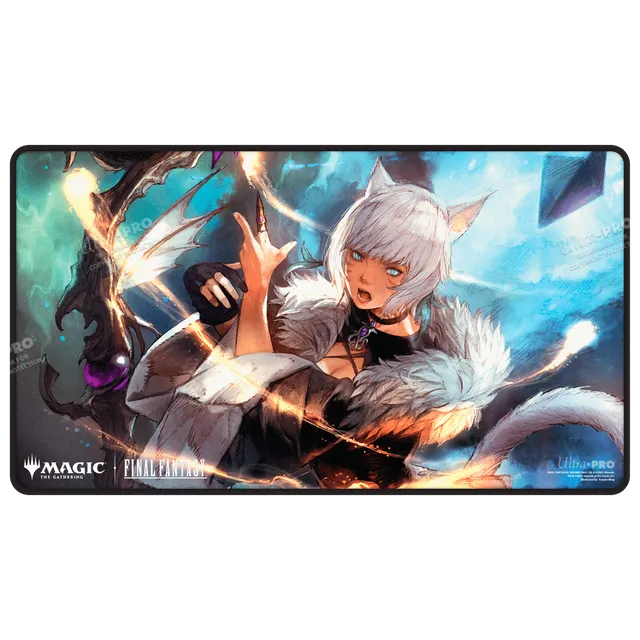 ultra-pro-magic-the-gathering-final-fantasy-y-shtola-rhul-black-stitched-playmat image 1