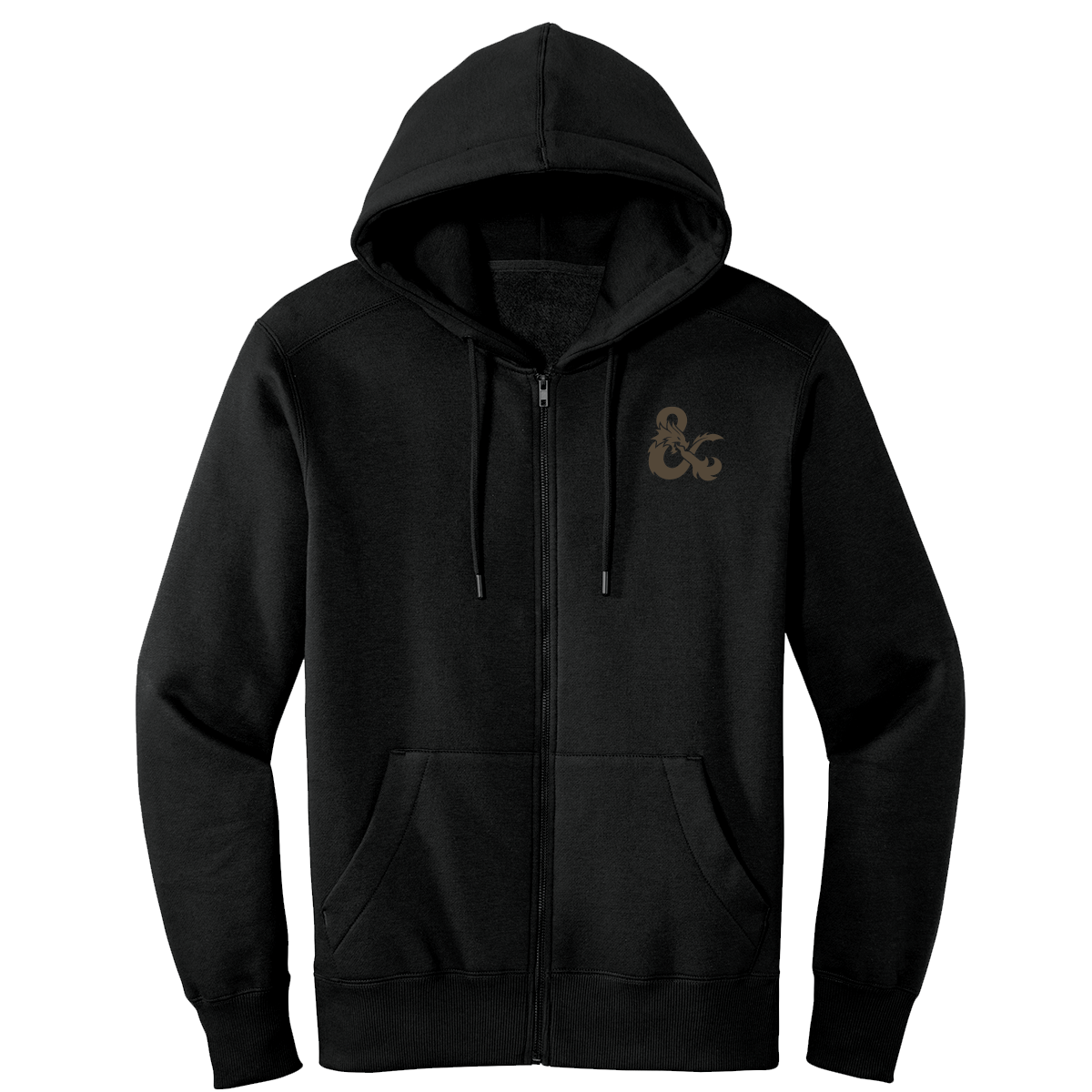 ultra-pro-dungeons-dragons-fighter-class-zip-hoodie-schwarzer-kapuzenpullover image 2