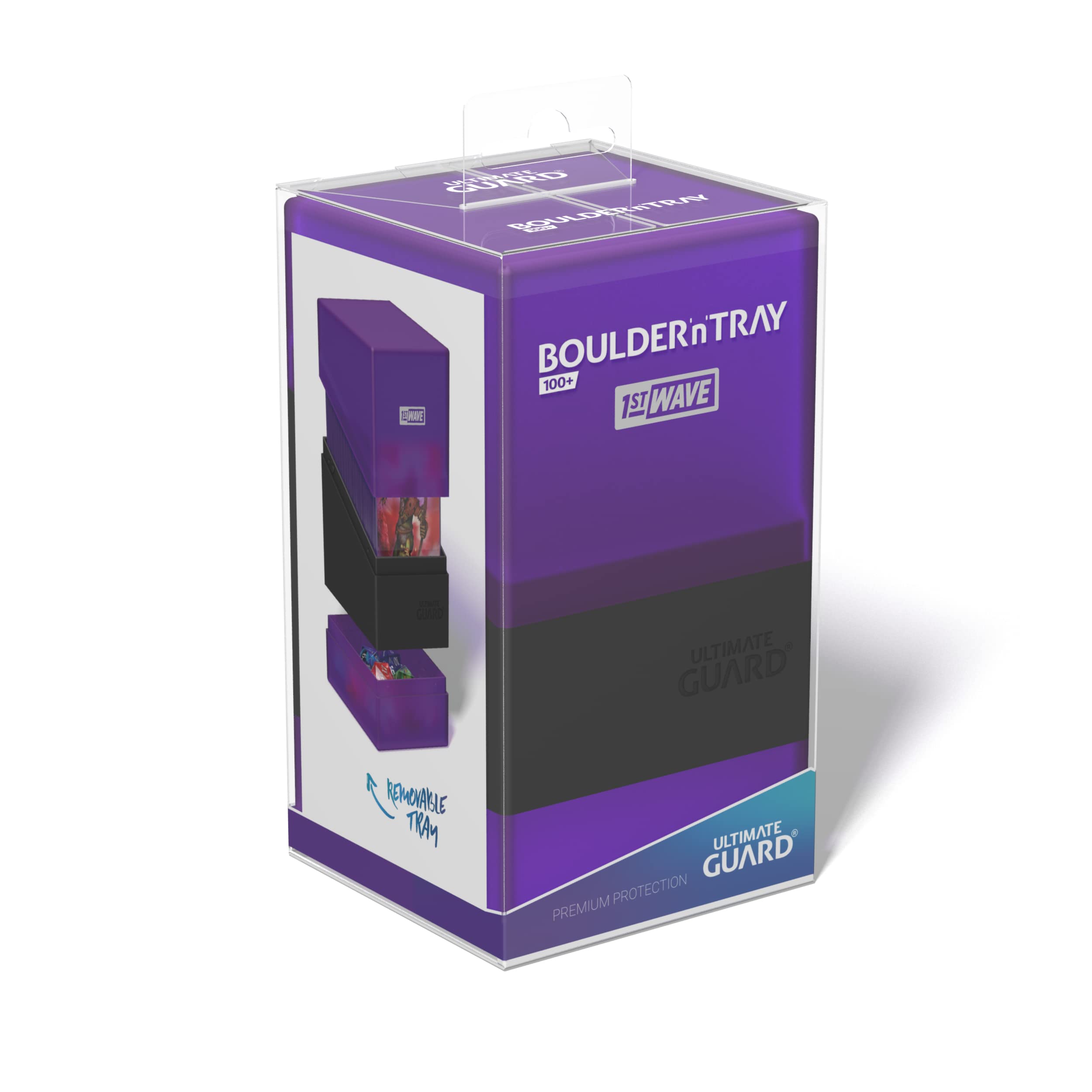 ultimate-guard-boulder-n-tray-100-deck-box-angel-transparent image 8