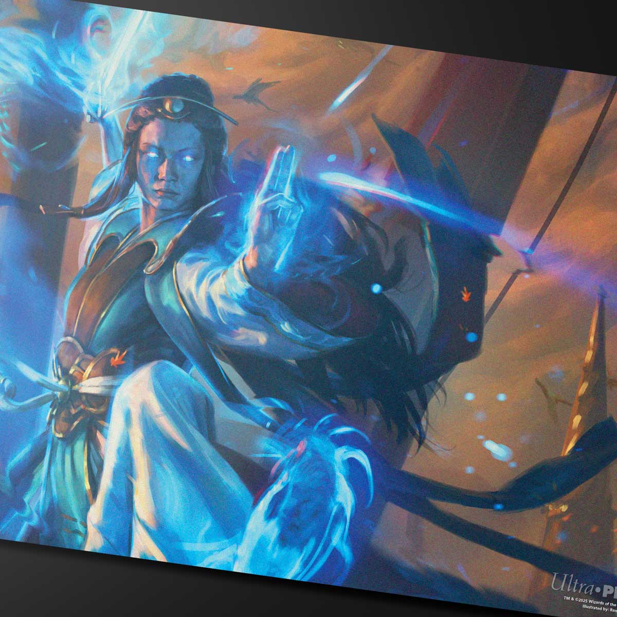 ultra-pro-tarkir-dragonstorm-narset-jeskai-waymaster-standard-gaming-playmat image 2