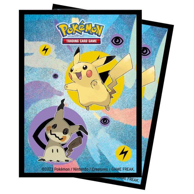 ultra-pro-pok-mon-pikachu-mimikyu-deck-protector-sleeves-65ct image 1
