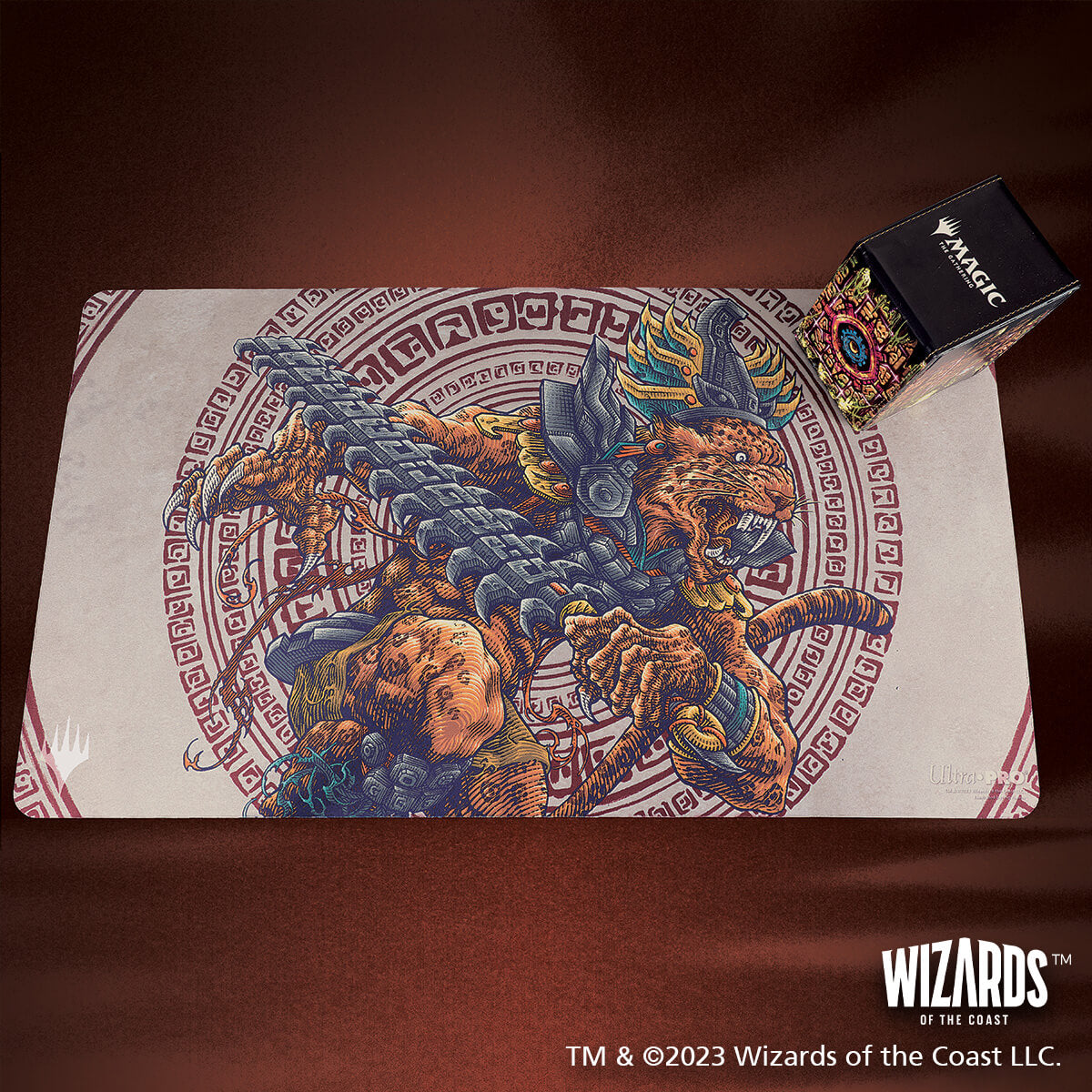 ultra-pro-the-lost-caverns-of-ixalan-sovereign-okinec-ahau-playmat-f-r-magic-the image 5