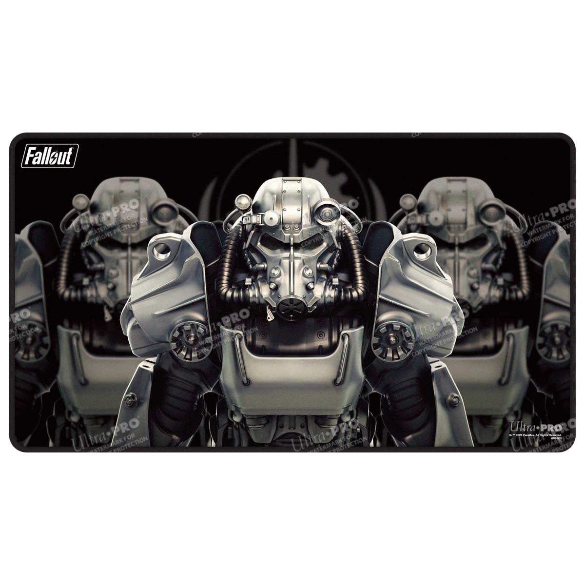 ultra-pro-fallout-brotherhood-of-steel-black-stitched-edge-playmat image 1
