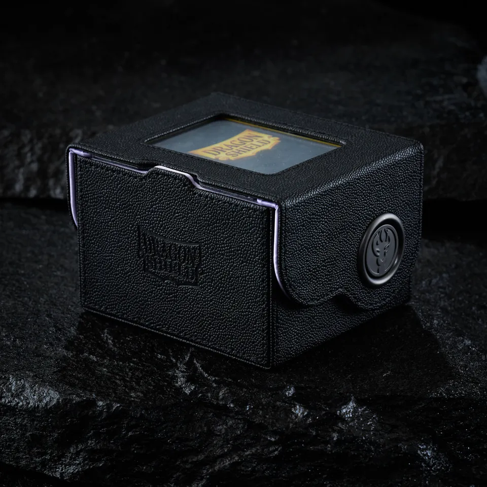 dragon-shield-dragon-box-150-black-lilac-deckbox image 1