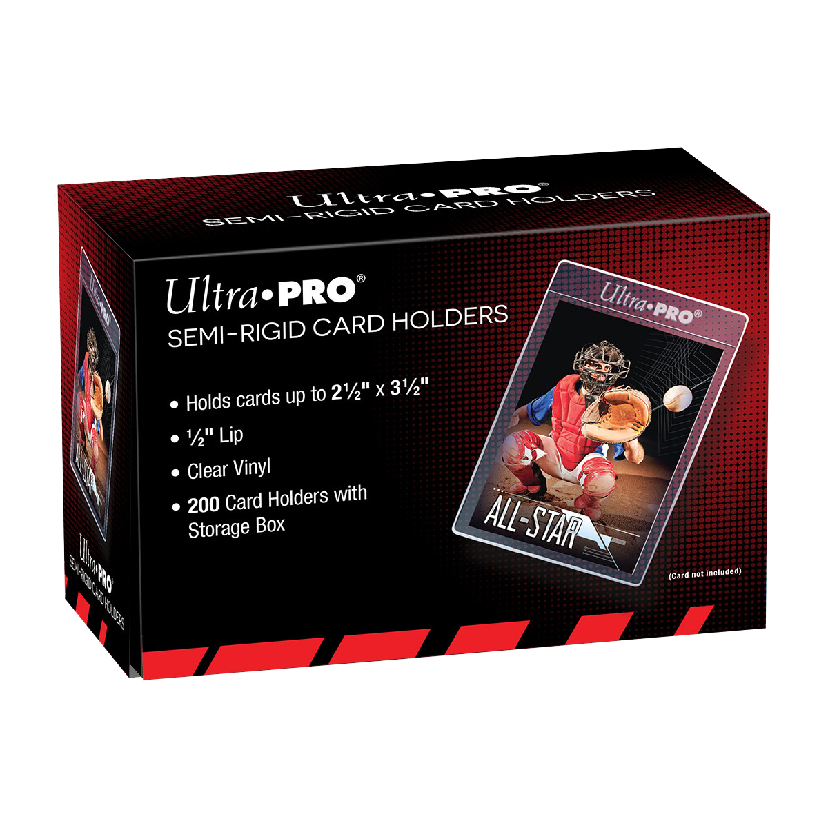 ultra-pro-semi-rigid-card-holder-1-2-zoll-lippe-200-st-ck-f-r-standard-karten image 1