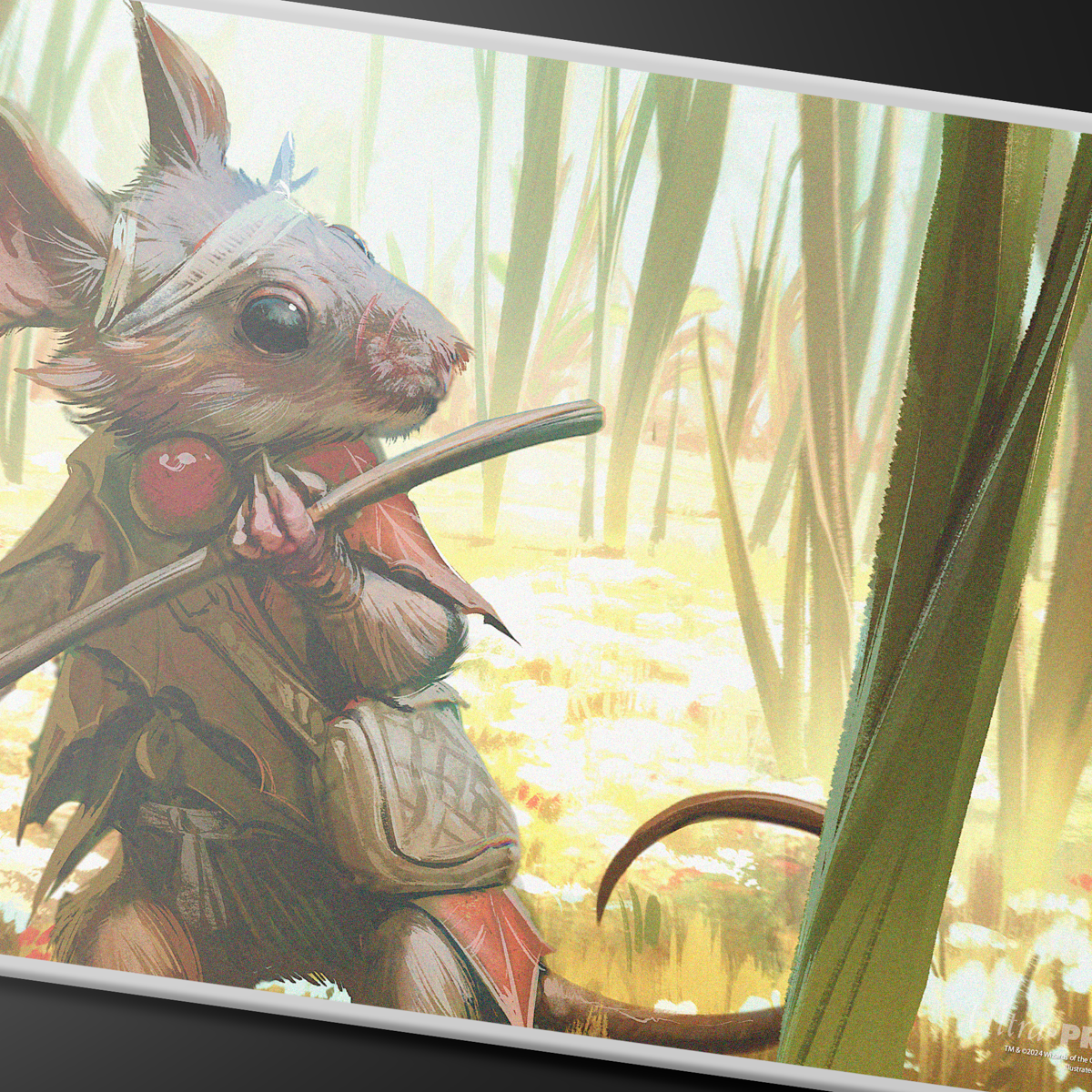 ultra-pro-bloomburrow-swords-to-plowshares-stitched-edge-standard-playmat-f-r-ma image 2