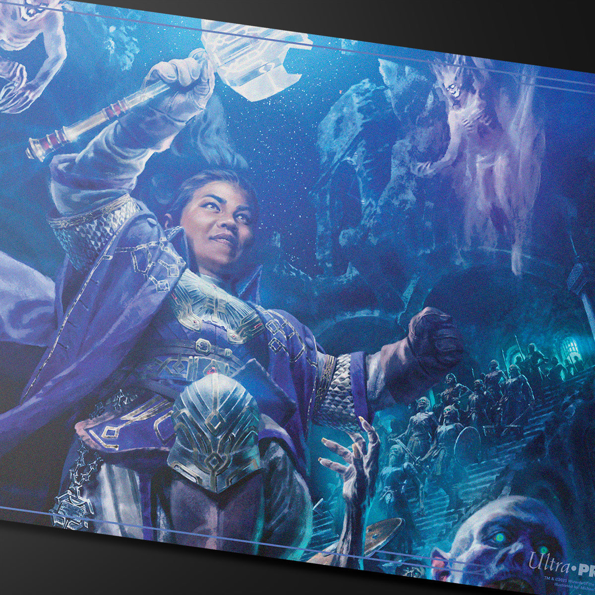 ultra-pro-dungeons-dragons-cleric-class-playmat-spielmatte-24-x-13-5-zoll image 2