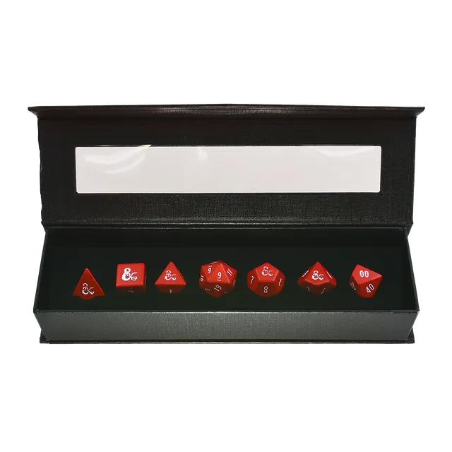 ultra-pro-dungeons-dragons-heavy-metal-rot-wei-rpg-w-rfelset-7-teilig image 1