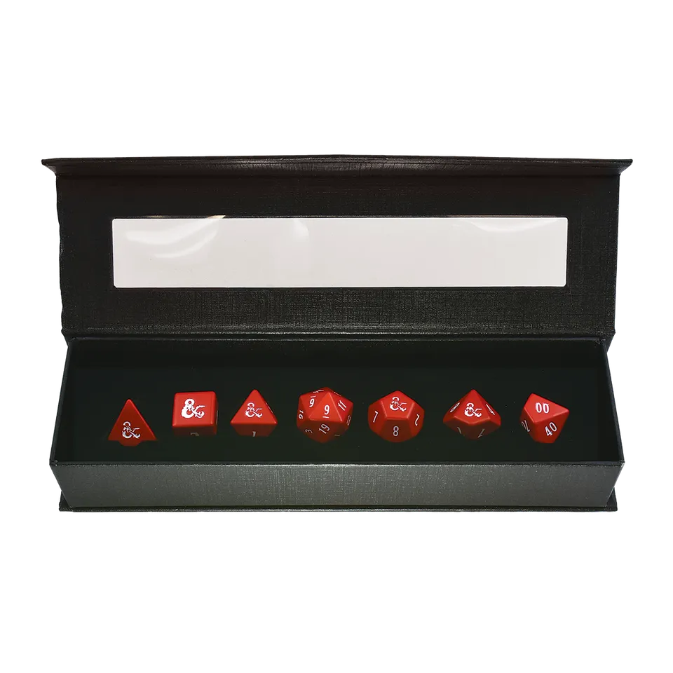 ultra-pro-dungeons-dragons-heavy-metal-rot-wei-rpg-w-rfelset-7-teilig image 1