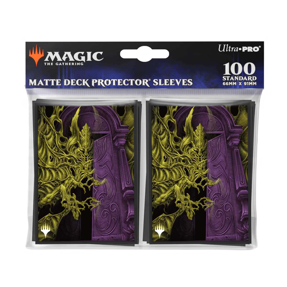 ultra-pro-duskmourn-deck-protector-sleeves-100ct-valgavoth-terror-eater-double-e image 3