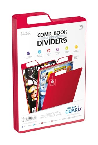 ultimate-guard-premium-comic-book-dividers-25er-set-rot image 7