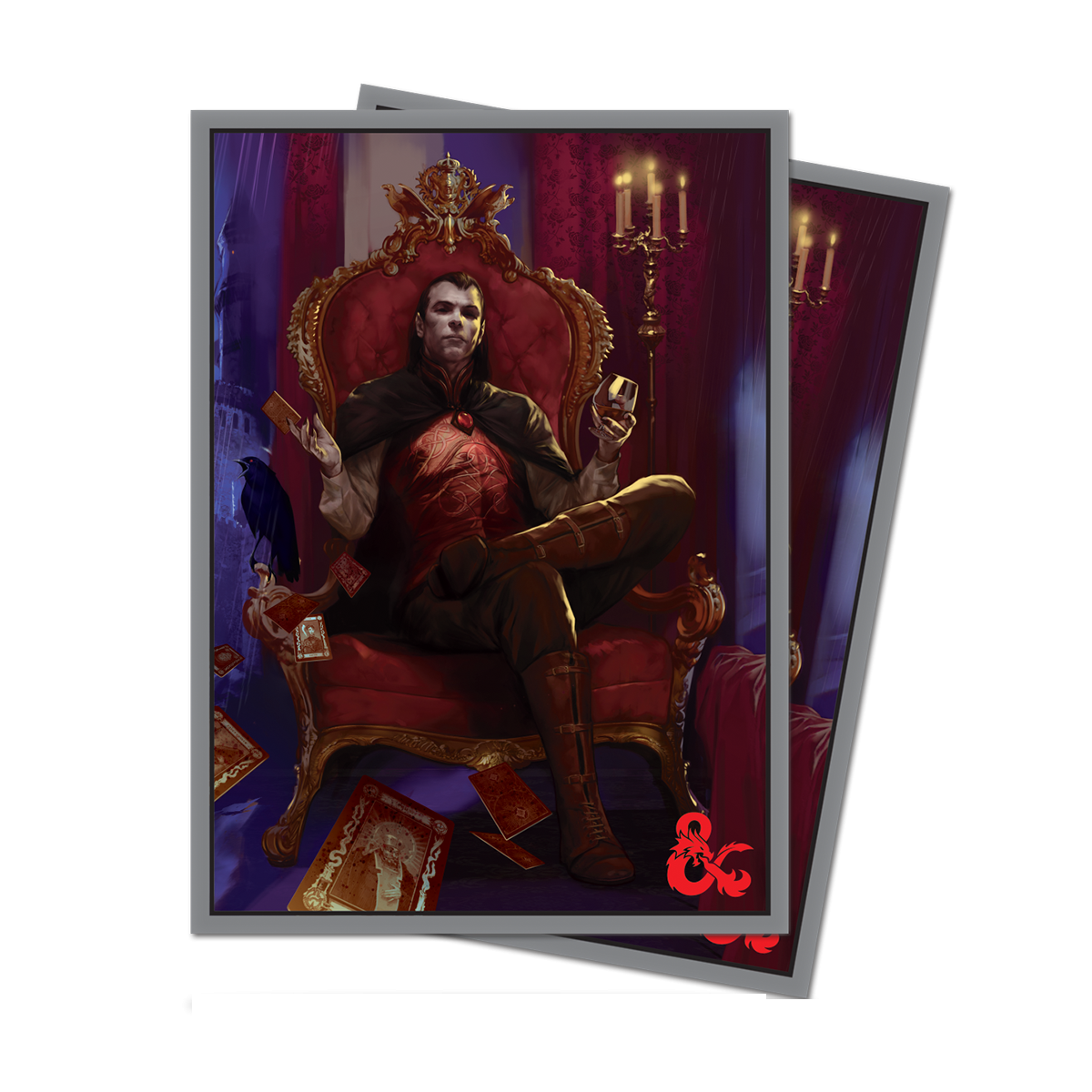 ultra-pro-count-strahd-von-zarovich-standard-deck-protector-sleeves-50ct-dungeon image 1