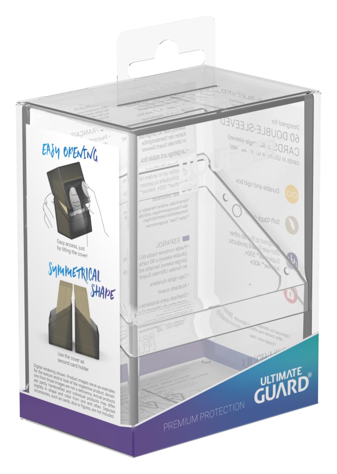 ultimate-guard-boulder-deck-case-60-standardgr-e-transparent image 7
