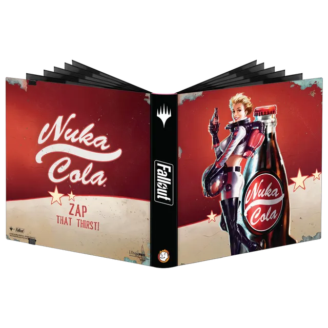 ultra-pro-pro-binder-12-pocket-magic-the-gathering-fallout-nuka-cola-pinup-f-r-4 image 1