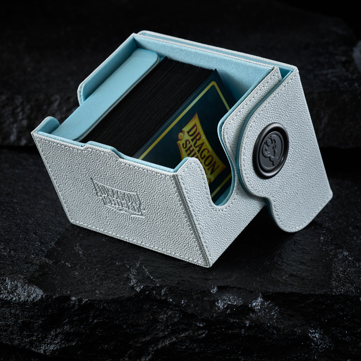 dragon-shield-dragon-box-150-deckbox-white-aqua image 2