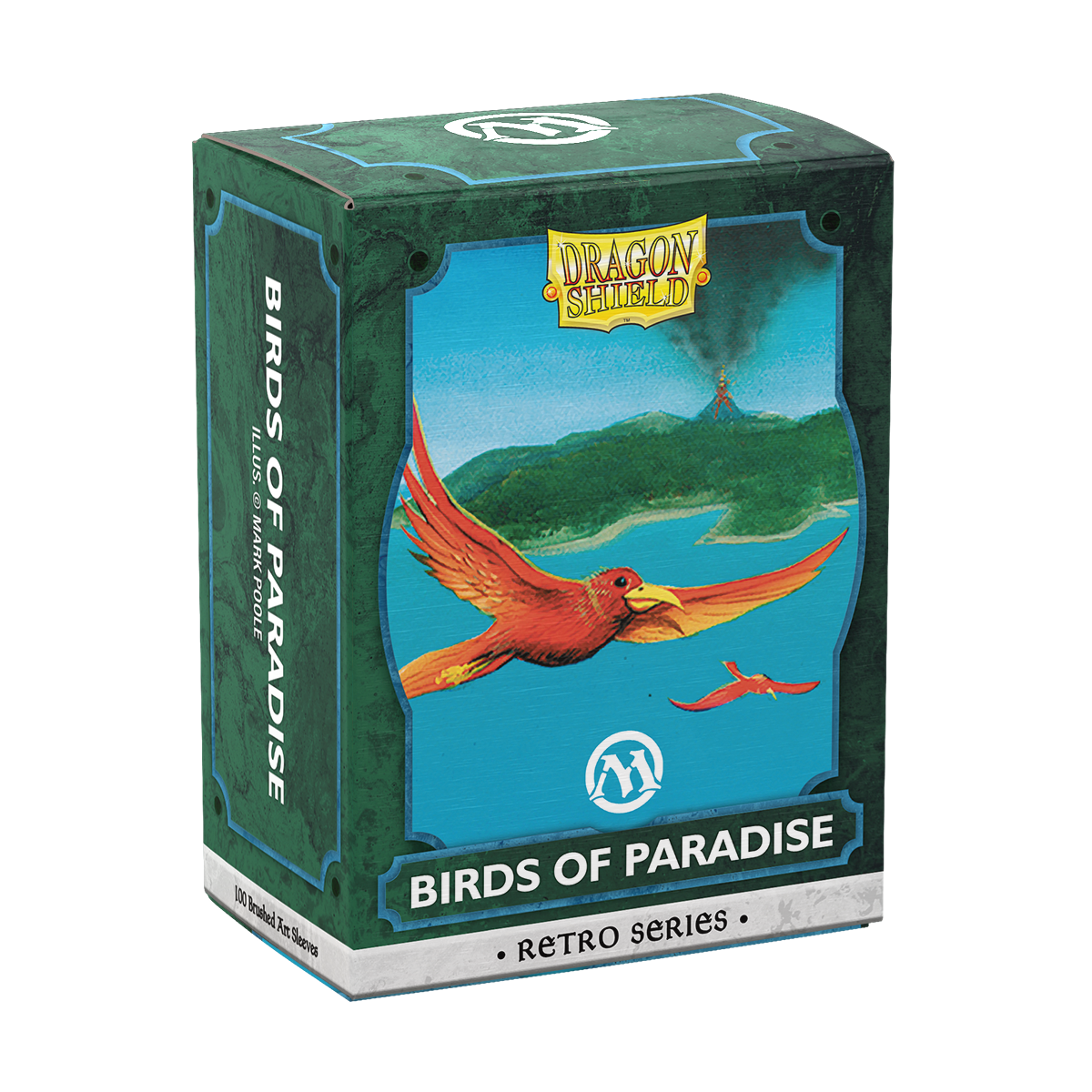 dragon-shield-retro-series-birds-of-paradise-brushed-art-sleeves-100-st-ck-stand image 3