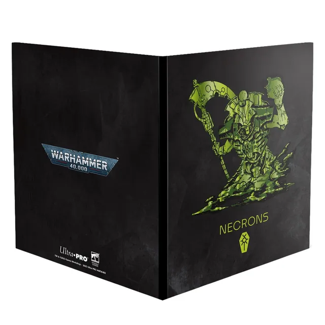 ultra-pro-warhammer-40-000-necrons-datasheet-und-index-card-folio image 1