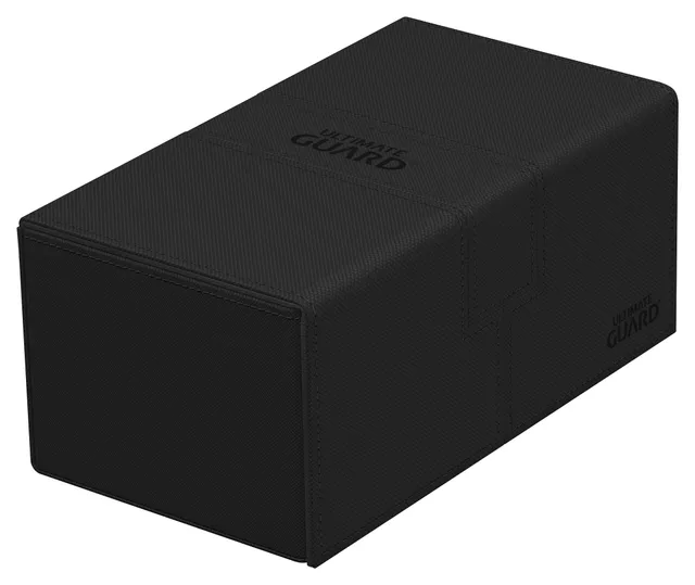 ultimate-guard-twin-flip-n-tray-200-xenoskin-deck-box-monocolor-schwarz image 1