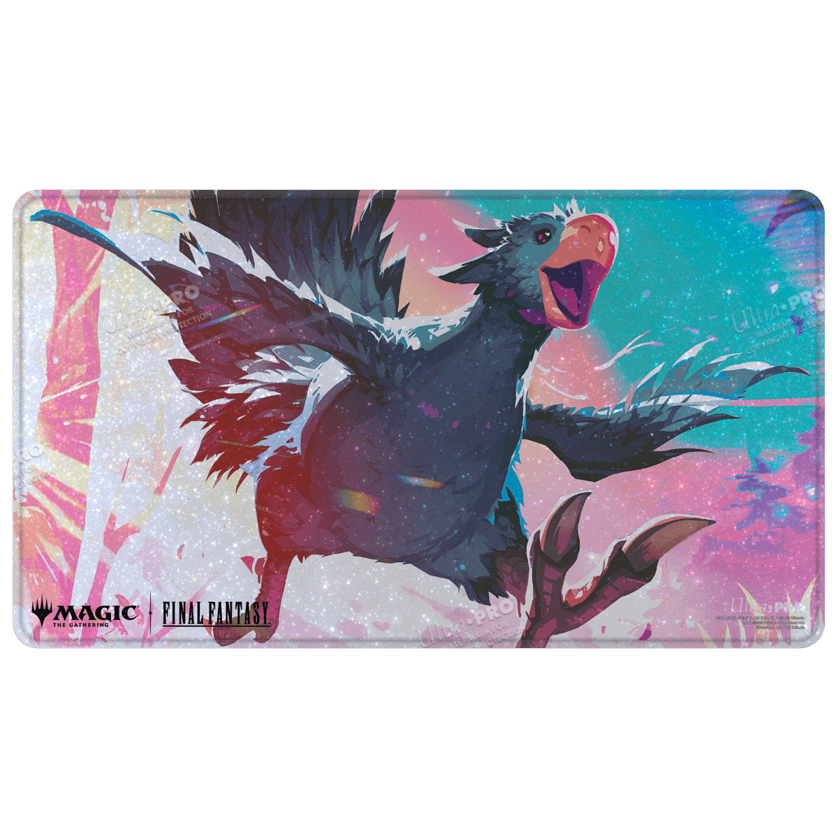 ultra-pro-magic-the-gathering-final-fantasy-traveling-chocobo-black-holofoil-pla image 1