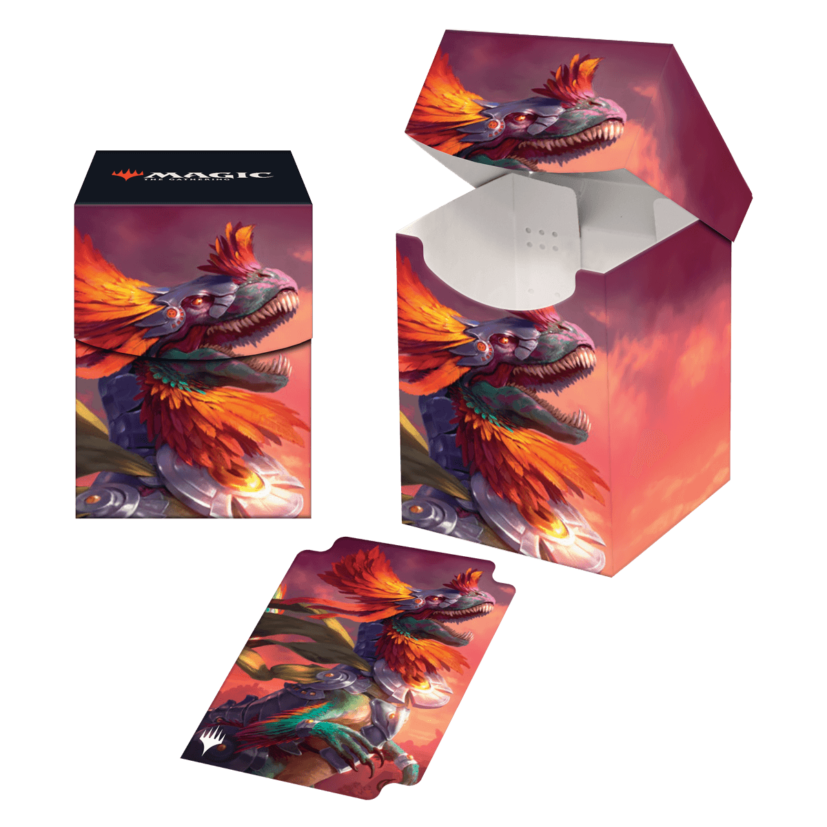 ultra-pro-the-lost-caverns-of-ixalan-pantlaza-sun-favored-100-deck-box-f-r-magic image 1