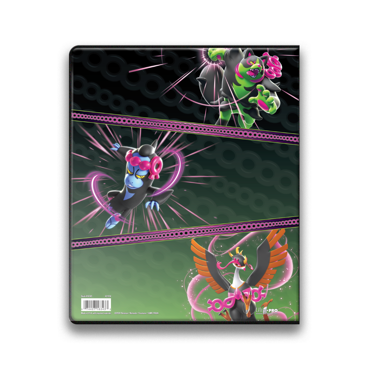 ultra-pro-scarlet-violet-shrouded-fable-9-pocket-portfolio-ordner-f-r-pok-mon image 3