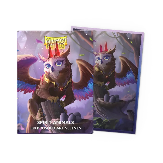 dragon-shield-the-dragowlis-brushed-art-sleeves-kartenh-llen-100-st-ck image 1