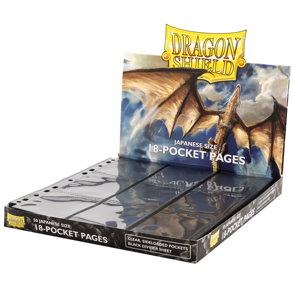 dragon-shield-18-pocket-pages-regular-japanese-size-sideloading image 2