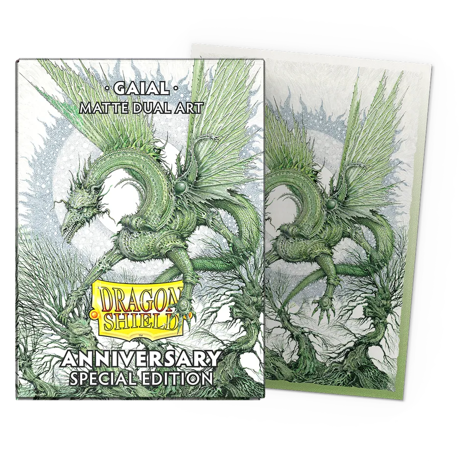 dragon-shield-gaial-matte-dual-art-sleeves-25th-anniversary image 1