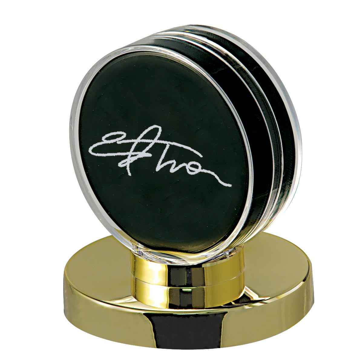 ultra-pro-hockey-puck-gold-base-display-halter-acryl-f-r-1-puck image 1