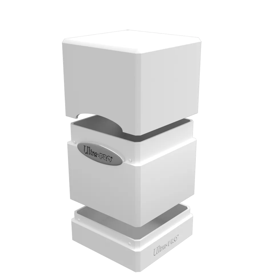 ultra-pro-classic-satin-tower-deck-box-f-r-100-karten-schwarz-blau image 1