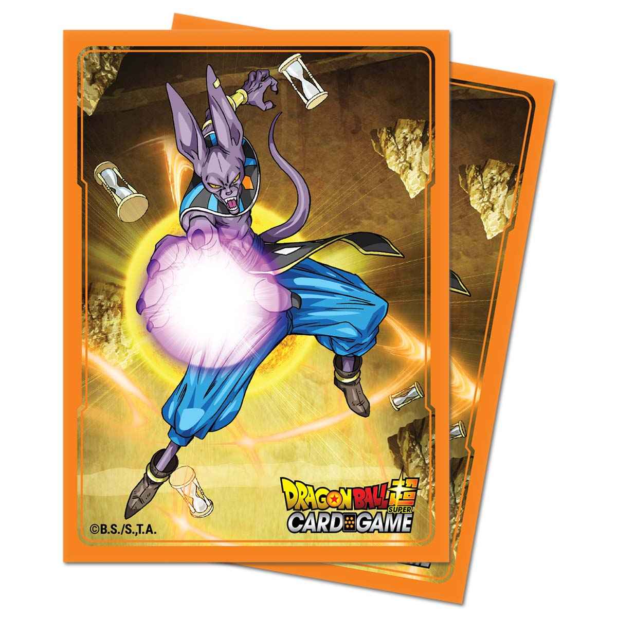 ultra-pro-beerus-standard-deck-protector-sleeves-65ct-dragon-ball-super image 1