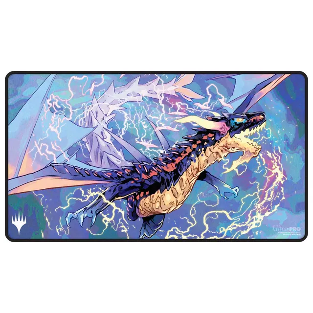 ultra-pro-magic-tarkir-dragonstorm-neriv-black-stitched-playmat image 1