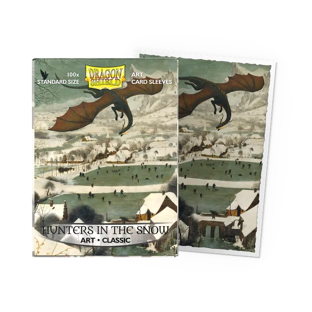 dragon-shield-classic-art-sleeves-hunters-in-the-snow image 1