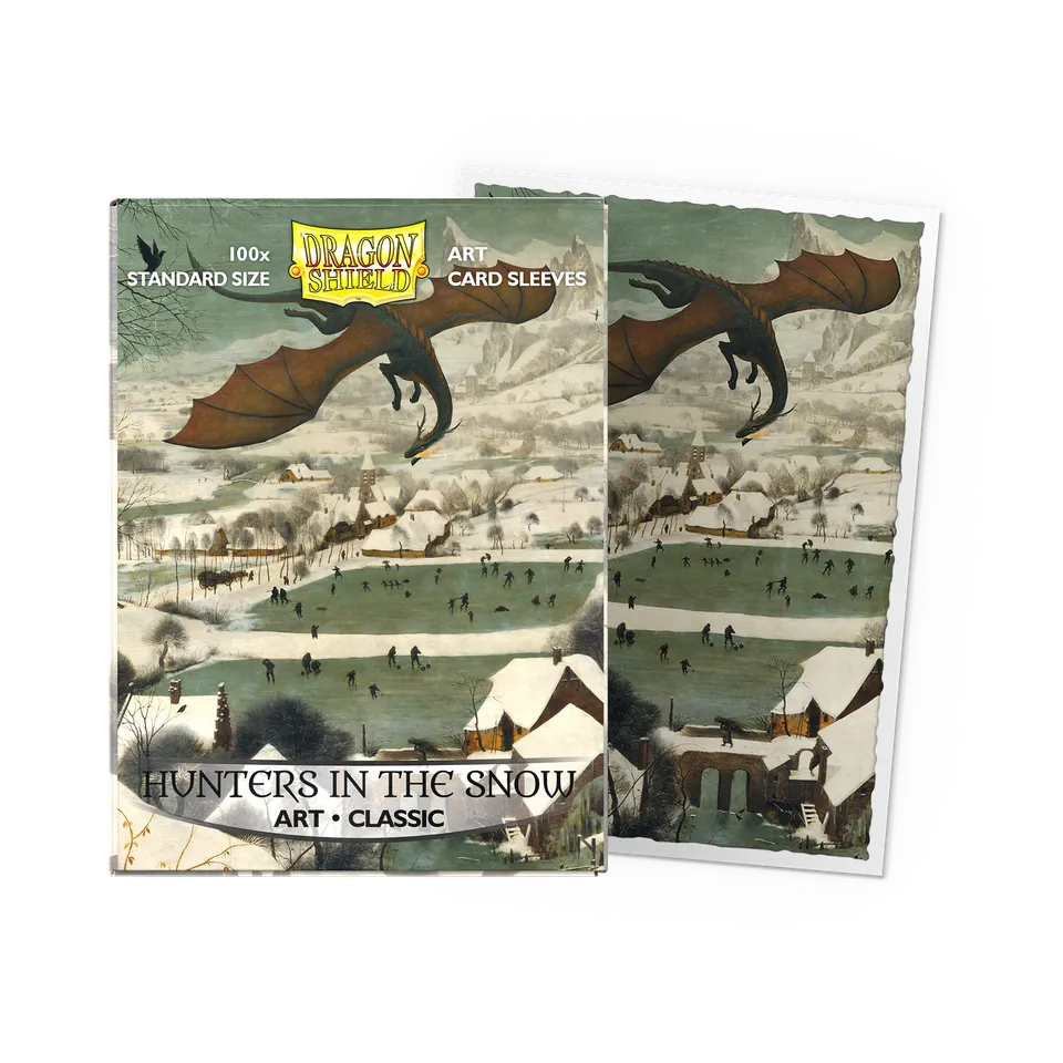 dragon-shield-classic-art-sleeves-hunters-in-the-snow image 1
