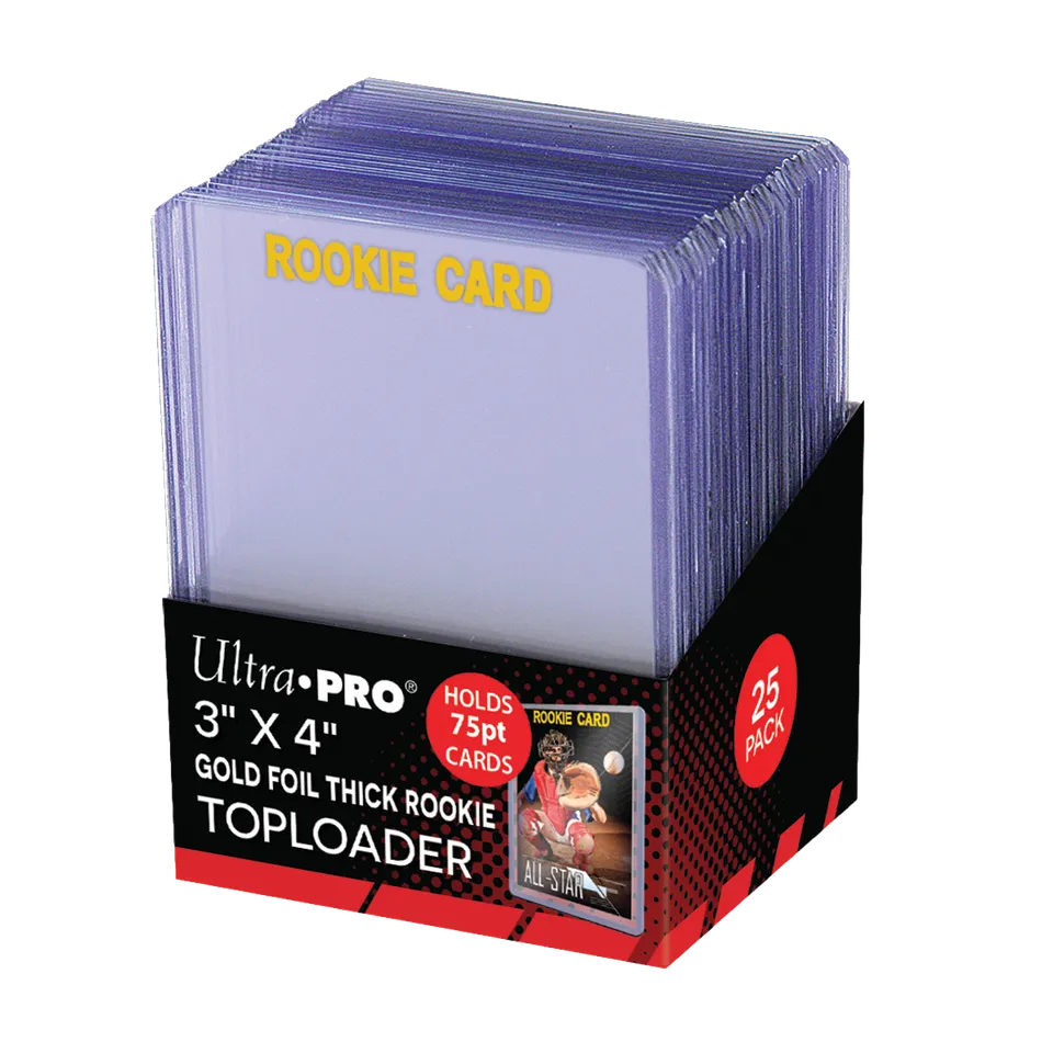 ultra-pro-3-x-4-rookie-gold-thick-75pt-toploader-25-st-ck image 1