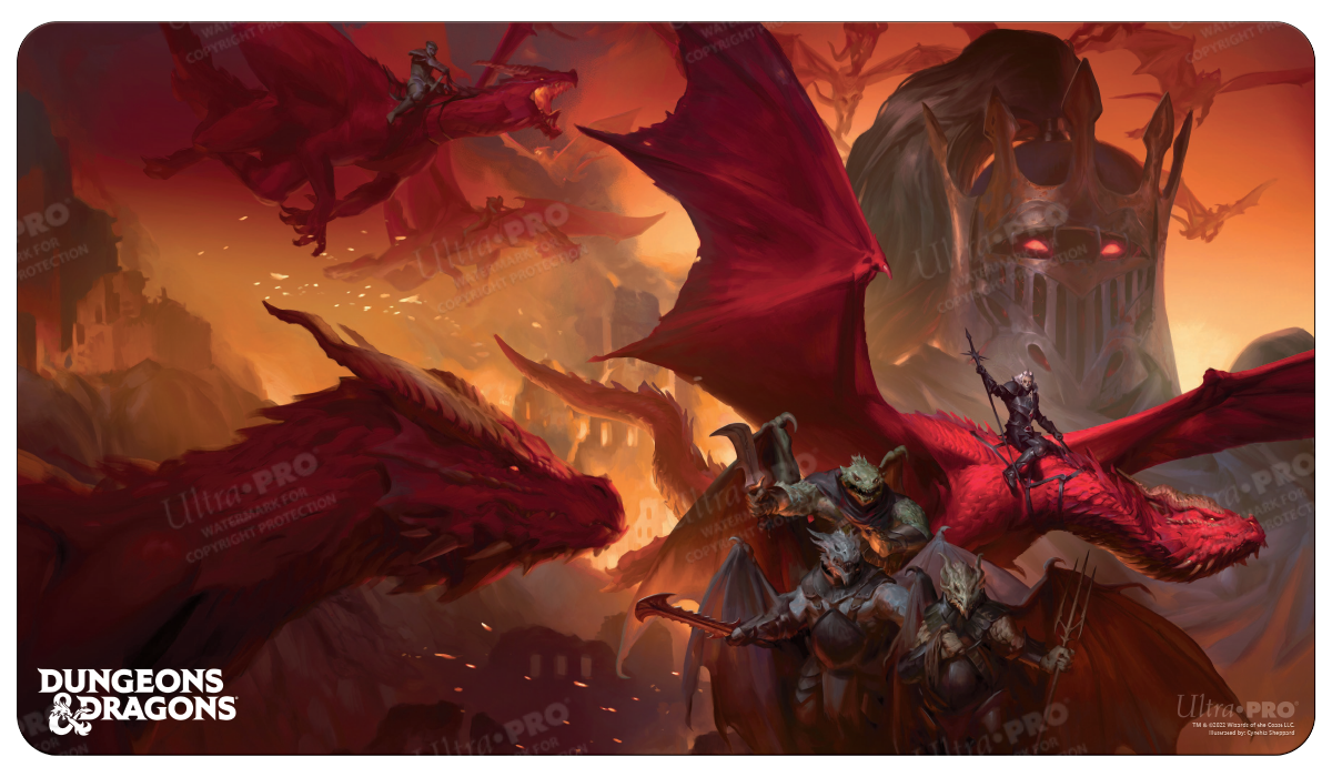 ultra-pro-cover-series-dragonlance-shadow-of-the-dragon-queen-standard-playmat-f image 1